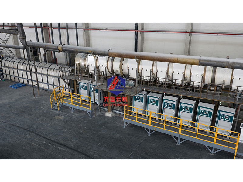 由我司承建的江蘇南通氟化鈣電磁烘干生產(chǎn)線(xiàn)已于近日成功投產(chǎn)并穩(wěn)定運(yùn)行
